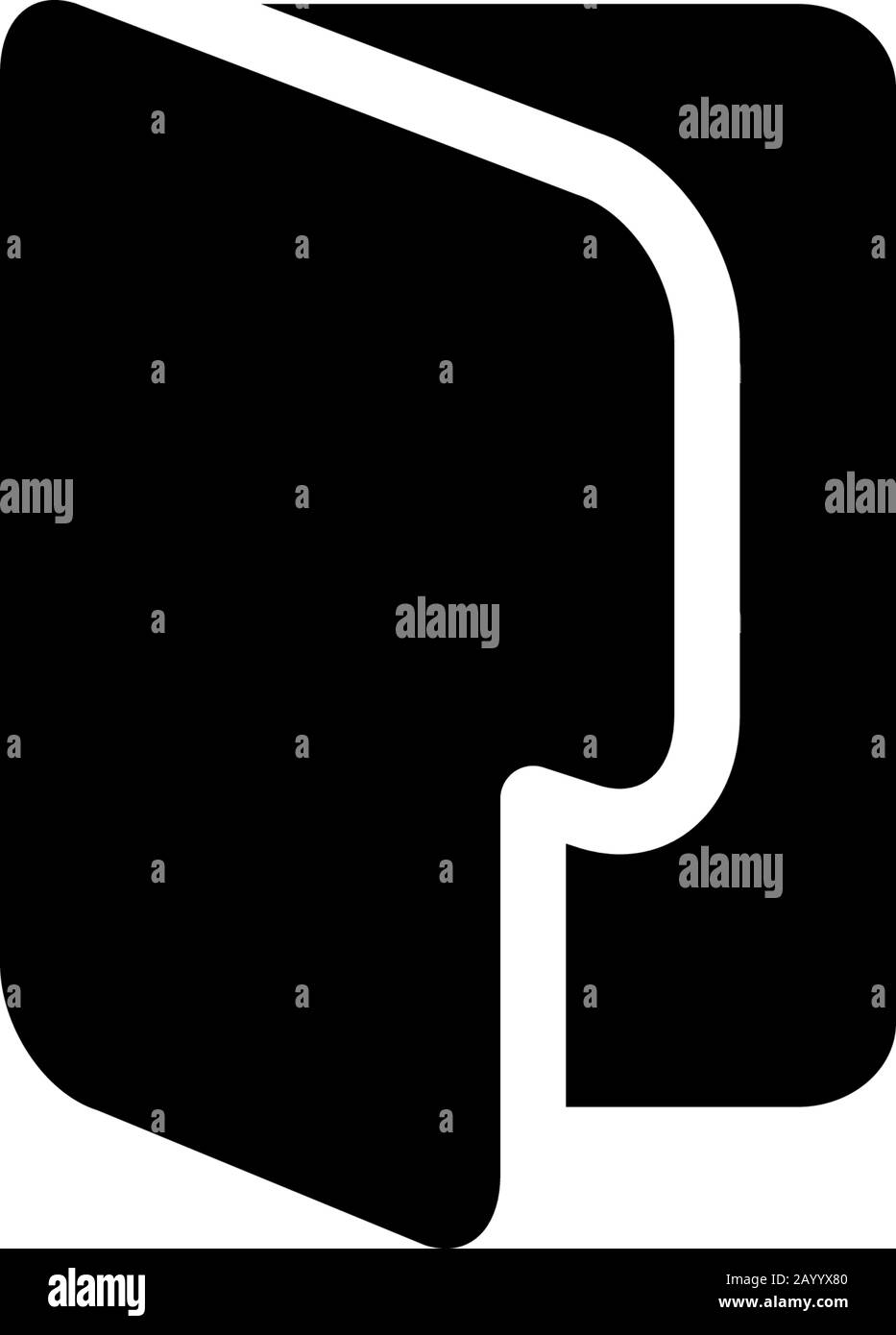 Vecteur de conception de modèle d'icône de dossier Illustration de Vecteur