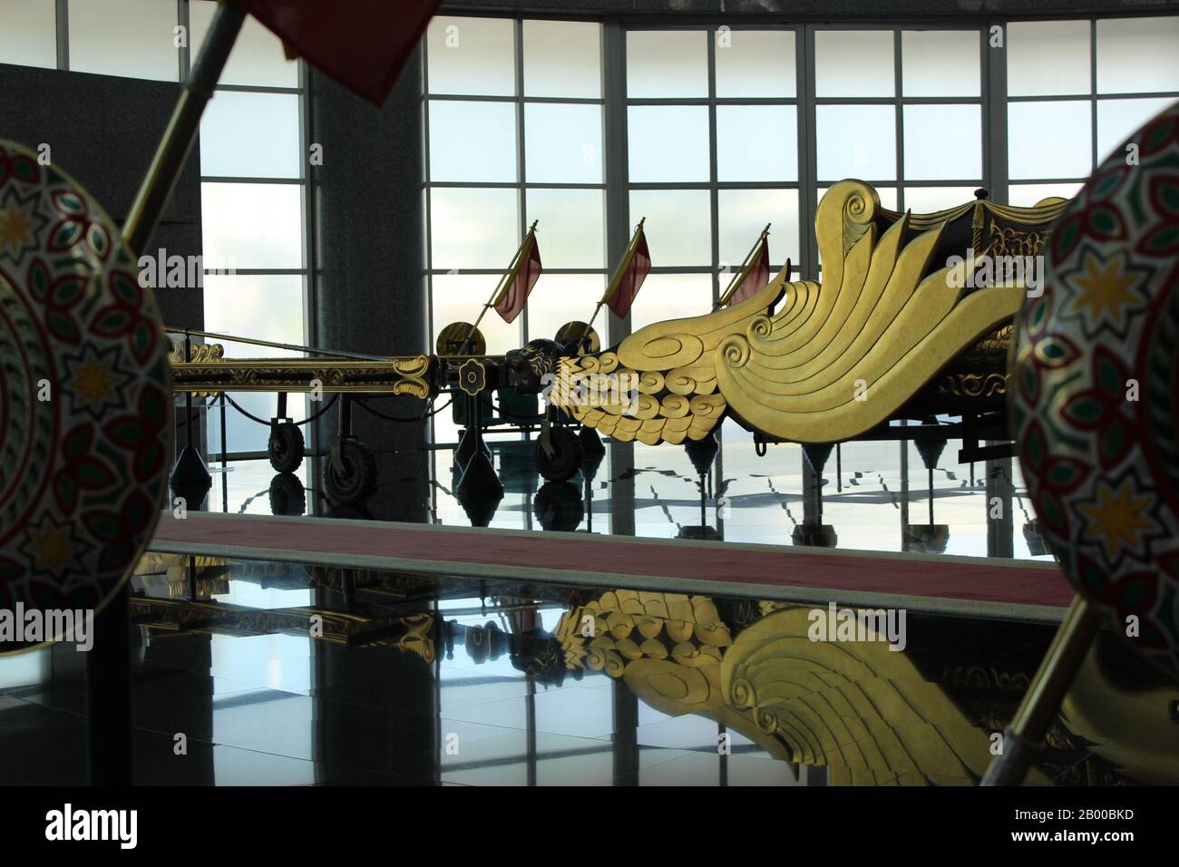 Char de cérémonie du Sultan pour la célébration du Jubilé à l'intérieur du Musée royal de Regalia Banque D'Images