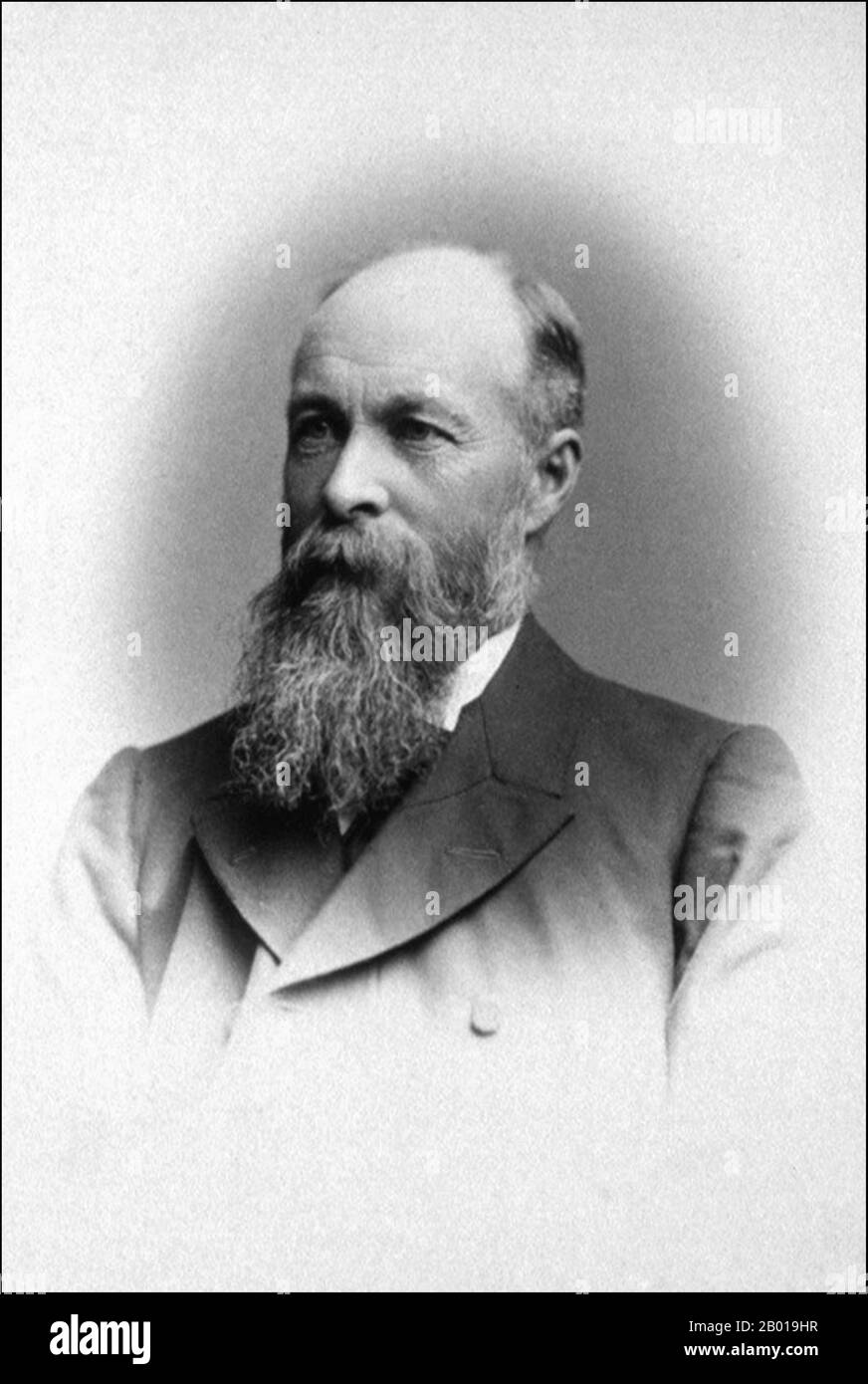 Australie/Thaïlande: Edward Thomas 'Teddy' Miles (24 juin 1849 - juillet 6 1944), marin marchand, homme politique et entrepreneur, a introduit le dragage d'étain à Phuket en 1906, au début du 20th siècle. Edward Thomas est né à Hobart Town, Tasmanie. Il a été membre du Parti du libre-échange du Parlement tasmanien, en plus de devenir ministre du gouvernement, et a travaillé sur le commerce de navires avec la Chine, l'Inde et l'Afrique du Sud. Après son temps au gouvernement, il a créé la Tongkah Harbour public Company Limited en 1906, qui a extrait de l'étain au large de la côte ouest de Siam (Thaïlande), sur l'île de Phuket. Banque D'Images