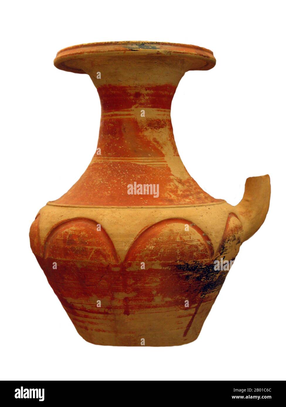 Vietnam : égout de terre cuite, OC EO Culture, c. 1st-7th Century ce. Óc EO est un site archéologique situé dans le district de Thoại Sơn, dans le sud de la province de Giang, au Vietnam, dans la région du delta du Mékong. C'est aussi une des communes modernes du Vietnam. Óc EO peut avoir été un port occupé du royaume de Funan entre les 1st et 7th siècles après J.-C. Les érudits utilisent le terme 'óc EO Culture' pour faire référence à la culture matérielle ancienne de la région du delta du Mékong qui est caractérisée par les artefacts récupérés à óc EO par l'enquête archéologique. Banque D'Images