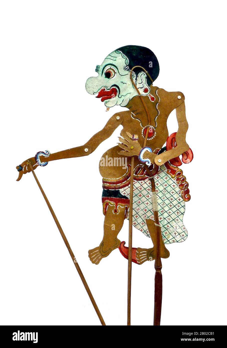 Dans le wayang javanais (marionnettes d'ombre), le panakawan ou le panakavan (phanakavhan) sont les serviteurs de clown du héros. Il y en a quatre – Semar (également connu sous le nom de Ki Lurah Semar), Petruk, Gareng et Bagong. Semar est la personnification d'une divinité, parfois dit à être le dhanyang ou l'esprit gardien de l'île de Java. Dans la mythologie javanaise, les déités ne peuvent se manifester que comme des êtres humains laides ou non prépossédant, et Semar est toujours dépeint comme étant court et gras avec un nez pug et une hernie bancale. Ses trois compagnons sont ses fils adoptés, donnés à Semar comme votaires par leur p Banque D'Images