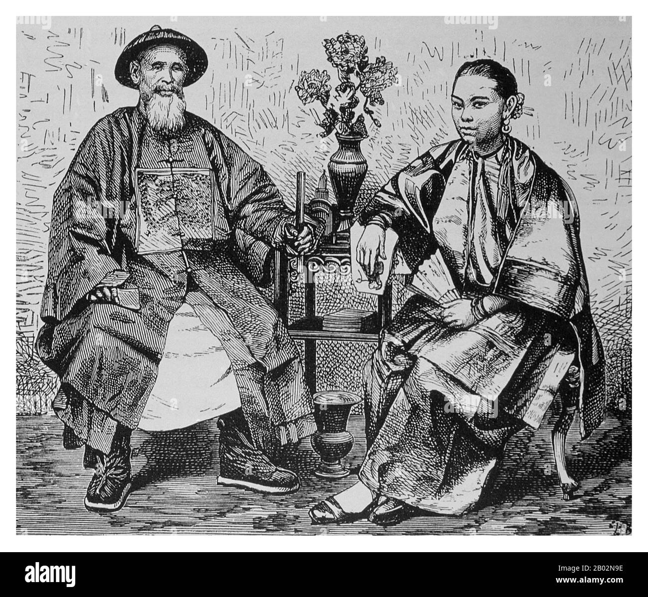 Chợ Lớn est une section d'influence chinoise de Ho Chi Minh Ville (ancien Saigon). Il se trouve sur la rive ouest de la rivière Saigon, avec Bình Tây Market comme son marché central. Le choléra se compose de la moitié ouest du district 5 ainsi que de plusieurs quartiers adjacents du district 6. Le nom vietnamien Cholon signifie littéralement 'grand' (lớn) 'marché' (chợ). Le nom chinois (et le nom original) du Cholon est 堤岸 (prononcé Tai-Ngon en cantonais et Dī'àn en mandarin, ce qui signifie 'rembankment' (français: Quais). La lecture vietnamienne du nom chinois est Đê Ngạn, mais elle est rarement utilisée. Haut-parleurs vietnamiens Banque D'Images