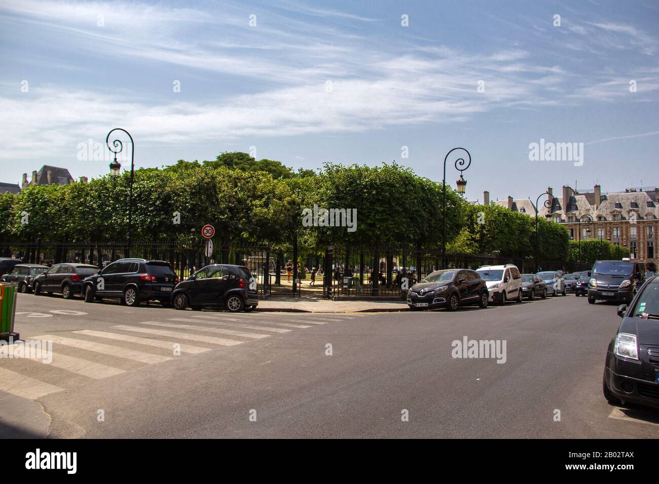 Place des Vosges, Paris Banque D'Images