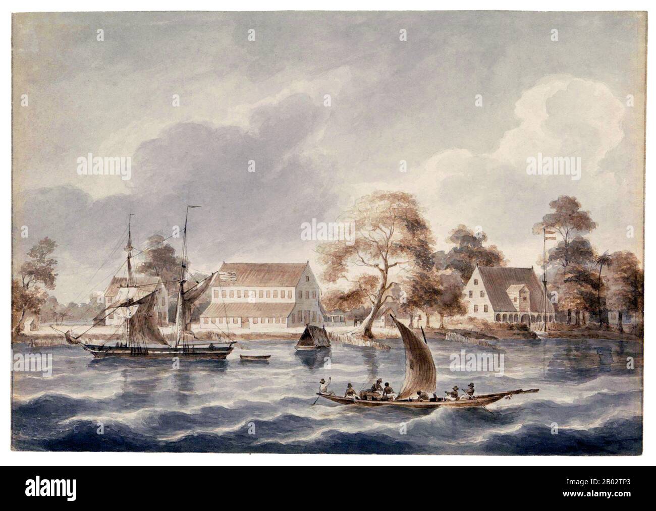 Le plus petit pays d'Amérique du Sud, la diversité du Suriname a commencé au XVIe siècle lorsque des explorateurs français, espagnols et anglais ont visité la région. Un siècle plus tard, les colonies de plantations ont été établies par les Néerlandais et les Anglais le long des nombreux fleuves dans les plaines fertiles du Guyana. Des différends se sont posés, comme jamais, entre les Néerlandais et les Anglais. En 1667, les Pays-Bas décidèrent de garder l'anglais de la colonie naissante de plantations du Suriname, issue du Traité de Breda. Les Anglais ont été laissés à New Amsterdam, un petit poste commercial en Amérique du Nord, qui est devenu plus tard New York City. En tant que plantation Banque D'Images