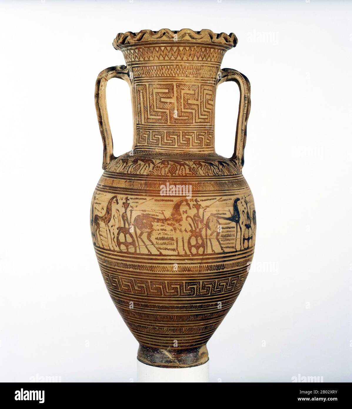 Une amphora (pluriel anglais: Amphore ou amphore) est un type de conteneur  d'une forme et d'une taille caractéristiques, descendant d'au moins dès la  Période néolithique. Les amphores ont été utilisées en grand