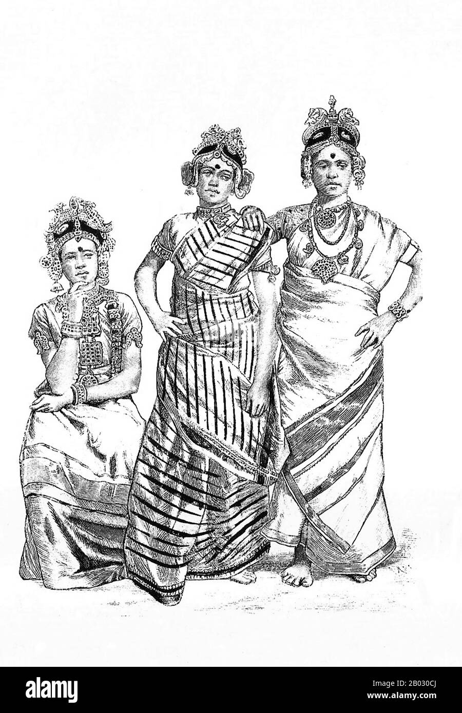 De 1861 à 1890, la société d'édition de Munich de Braun et Schneider a publié des plaques de costume historique et contemporain dans leur magazine Munchener Bilderbogen. Ces plaques ont finalement été rassemblées sous forme de livre et publiées au tournant du siècle en Allemagne et en Angleterre. Banque D'Images