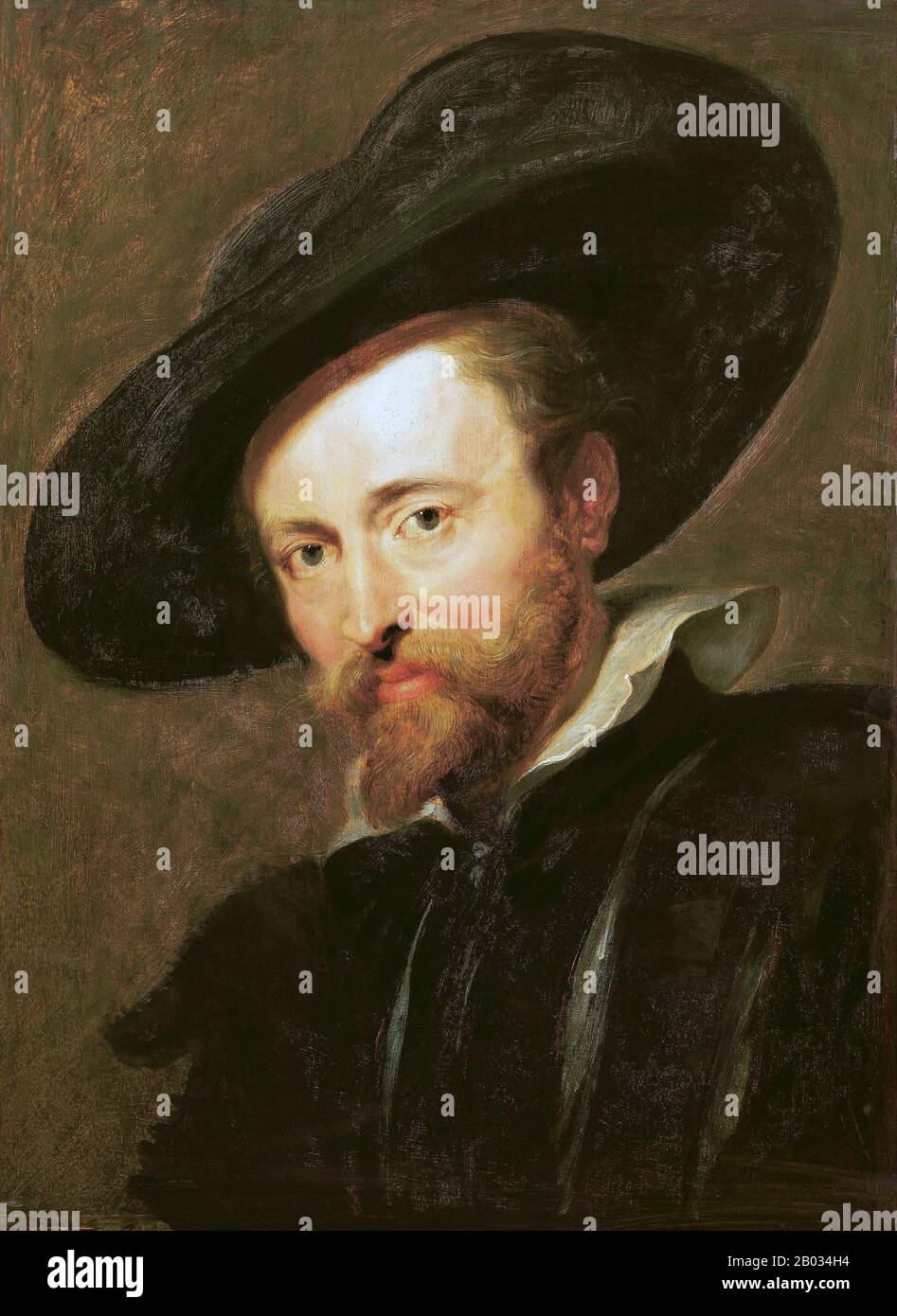 Sir Peter Paul Rubens (28 juin 1577 – 30 mai 1640) était un peintre baroque flamand. Partisan d'un style baroque extravagant qui met l'accent sur le mouvement, la couleur et la sensualité, Rubens est bien connu pour ses altartes de contre-réforme, ses portraits, ses paysages et ses peintures d'histoire de sujets mythologiques et allégoriques. En plus de gérer un grand studio à Anvers qui a produit des peintures populaires avec noblesse et collectionneurs d'art dans toute l'Europe, Rubens était un humaniste et diplomate instruit de façon classique et chevalier par Philippe IV d'Espagne et Charles I d'Angleterre. Rubens Banque D'Images