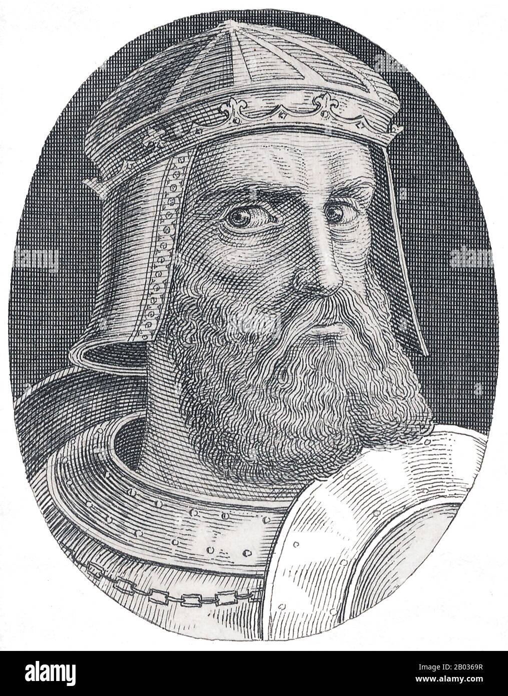 George Castriot (Albanais: Gjergj Katrioti; 6 Mai 1405 – 17 Janvier 1468), Connu Sous Le Nom De Skanderbeg (Albanais: Skenderbej Ou Skenderbeu De Turc: Iskender Bey), était un noble et un commandant militaire albanais qui a servi l'Empire ottoman en 1423–43, la République de Venise en 1443–47, et enfin le Royaume de Naples jusqu'à sa mort. Après avoir quitté le service ottoman, il a dirigé une rébellion contre l'Empire ottoman en Albanie. Les compétences militaires de Skanderbeg ont constitué un obstacle majeur à l'expansion ottomane, et beaucoup d'entre eux ont considéré comme un modèle de résistance chrétienne contre Banque D'Images George Castriot (Albanais: Gjergj Katrioti; 6 Mai 1405 – 17 Janvier 1468), Connu Sous Le Nom De Skanderbeg (Albanais: Skenderbej Ou Skenderbeu De Turc: Iskender Bey), était un noble et un commandant militaire albanais qui a servi l'Empire ottoman en 1423–43, la République de Venise en 1443–47, et enfin le Royaume de Naples jusqu'à sa mort. Après avoir quitté le service ottoman, il a dirigé une rébellion contre l'Empire ottoman en Albanie. Les compétences militaires de Skanderbeg ont constitué un obstacle majeur à l'expansion ottomane, et beaucoup d'entre eux ont considéré comme un modèle de résistance chrétienne contre Banque D'Images