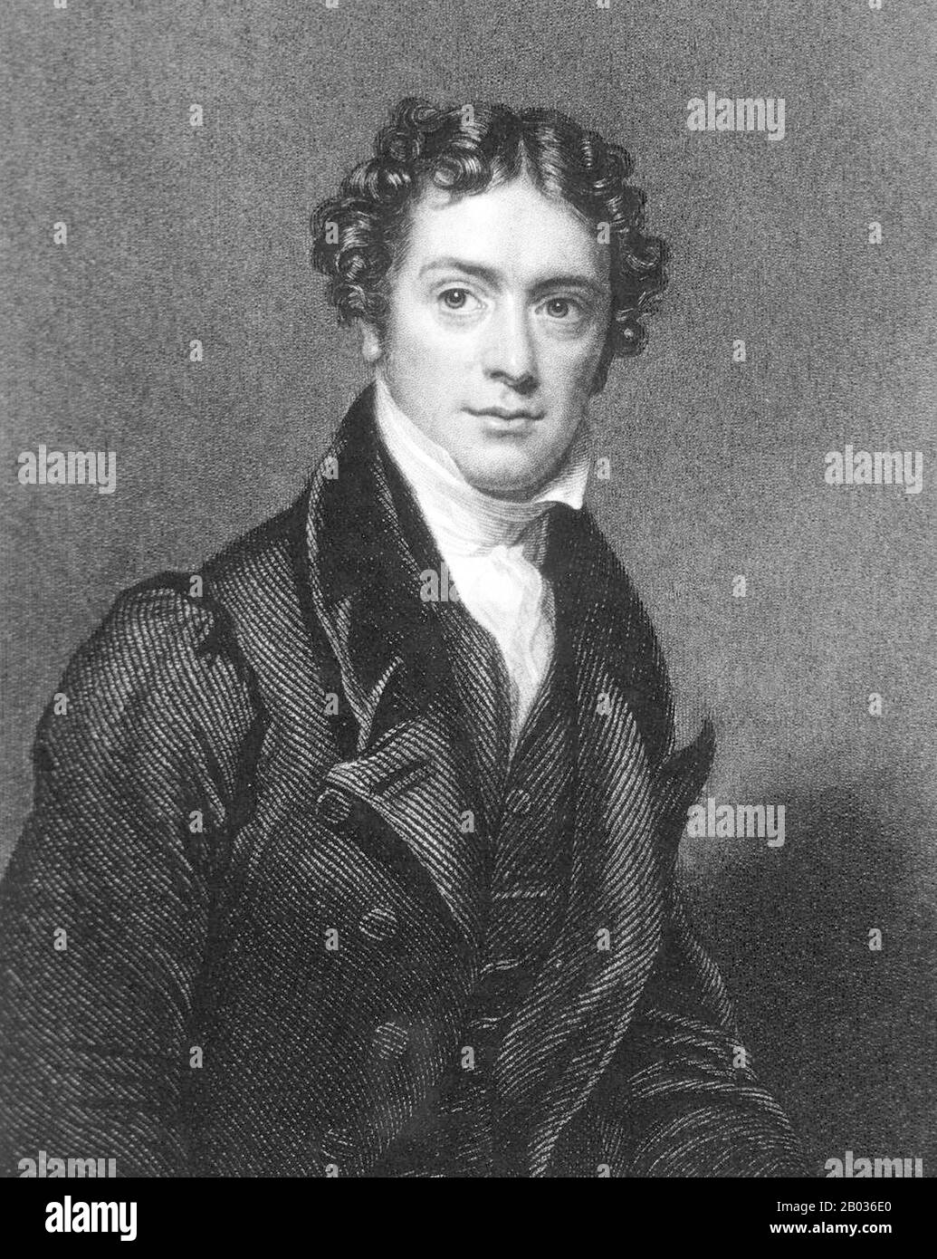 Michael Faraday FRS (22 septembre 1791 – 25 août 1867) était un scientifique anglais qui a contribué à l'étude de l'électromagnétisme et de l'électrochimie. Ses principales découvertes comprennent les principes sous-jacents à l'induction électromagnétique, au diamagnétisme et à l'électrolyse. Bien que Faraday ait reçu peu d'éducation formelle, il était l'un des scientifiques les plus influents de l'histoire. C'est par ses recherches sur le champ magnétique autour d'un conducteur transportant un courant direct que Faraday a établi la base du concept du champ électromagnétique en physique. Faraday a également établi que le magnétisme co Banque D'Images
