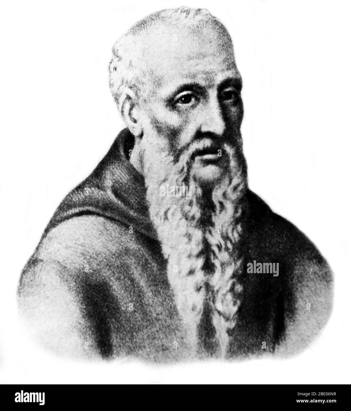 Odoric de Pordenone, OFM (1286–1331), également connu sous le nom d'Odorico Mattiussi ou Mattiuzzi, était un friar franciscain et missionnaire italien de fin-médiévale. Son compte rendu de sa visite en Chine était une source importante pour le compte de John Mandeville. De nombreux rapports incroyables à Mandeville se sont révélés être des versions tronquées des descriptions oculaires d'Odoric. Soixante-treize manuscrits du récit d'Odoric sont connus pour exister en latin, en français et en italien: Parmi ceux-ci le plus important, d'environ 1350, se trouve dans la Bibliothèque nationale de France, à Paris. Banque D'Images