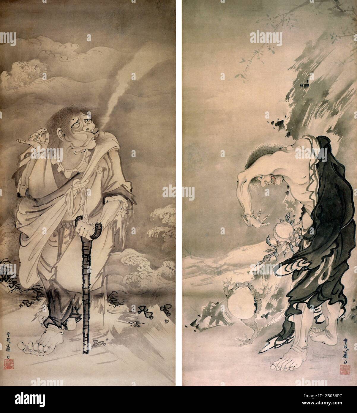 Li Tieguai, également connu sous le nom de Tieguai Li et né sous le nom de Li Yuan, est un personnage mythologique chinois et l'un des Huit Immortels. Bien qu'il soit souvent dépeint comme étant mal tempéré et irascible, il est bienveillant et aimable pour les pauvres, malades et les nécessiteux, guérir et soulager la douleur des autres avec la médecine spéciale de son gourde magique. Li Tieguai aurait été né pendant la dynastie Yuan. Dans le folklore chinois, Li Tieguai aurait été à l'origine l'apprenti de Laozi, ce qui aurait mis sa naissance quelque temps dans la BCE du sixième siècle plutôt que pendant la dynastie Yuan. Soit wa Banque D'Images