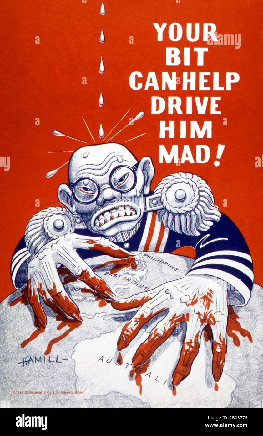 L'attaque contre Pearl Harbor a été une attaque militaire surprise menée par la Marine impériale japonaise contre la base navale des États-Unis à Pearl Harbor, à Hawaï, le matin du 7 décembre 1941 (le 8 décembre au Japon). L'attaque était destinée à être une action préventive afin de empêcher la flotte du Pacifique des États-Unis d'interférer avec les actions militaires l'Empire du Japon prévoyait en Asie du Sud-est contre les territoires d'outre-mer du Royaume-Uni, des Pays-Bas et des États-Unis. L'attaque a été un choc profond pour le peuple américain et a conduit directement à l'entrée américaine dans World Wa Banque D'Images