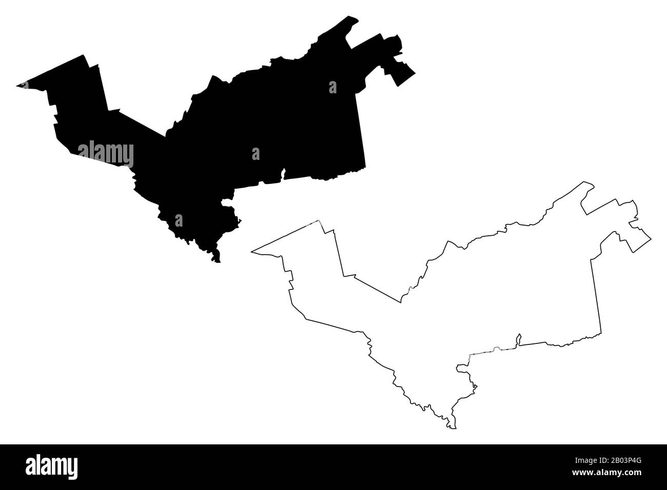 Garkalne Municipalities (République de Lettonie, divisions administratives de Lettonie, municipalités et leurs unités territoriales) illustration vectorielle cartographique, sc Illustration de Vecteur