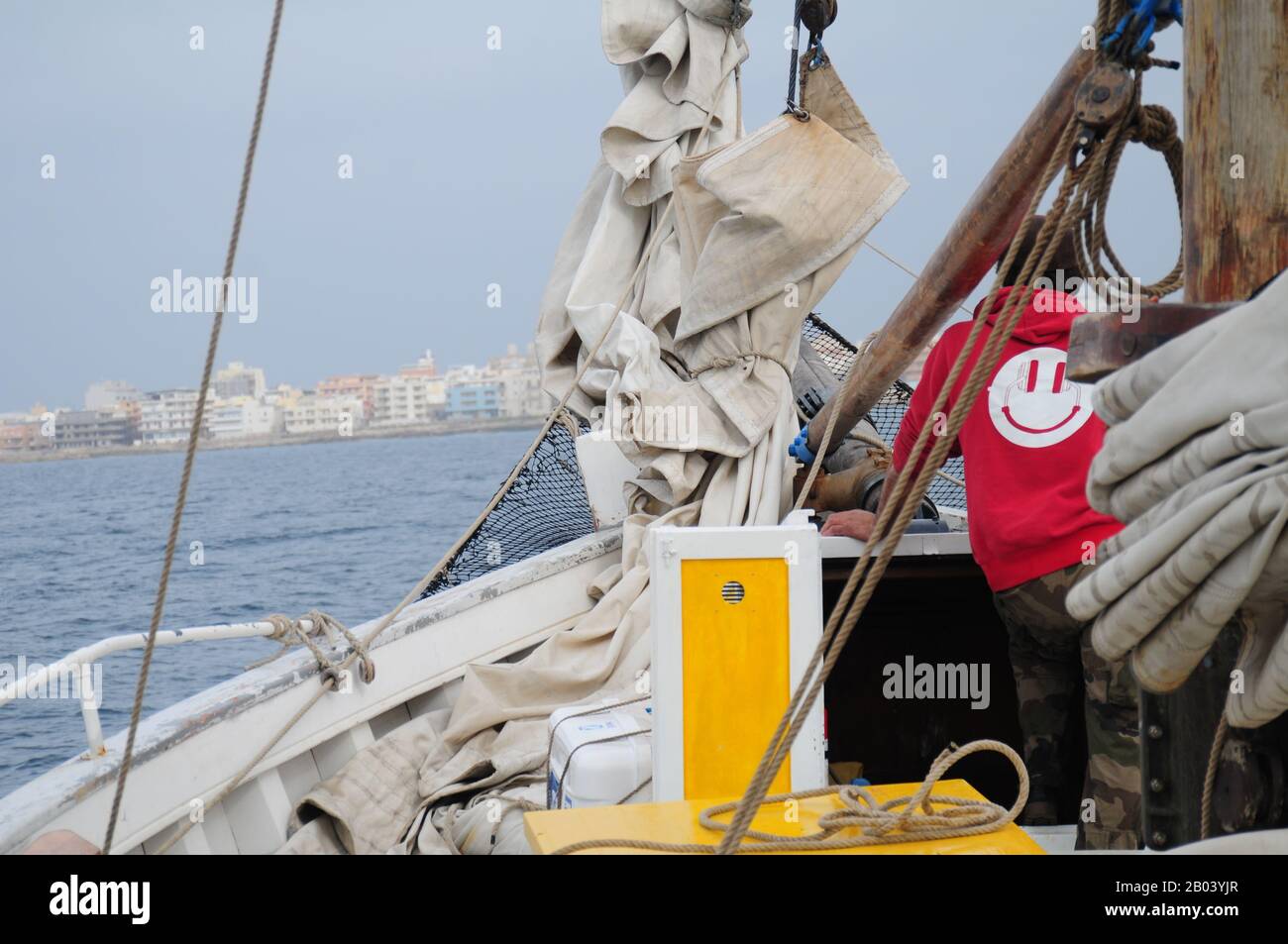 voile de la méditerranée Banque D'Images