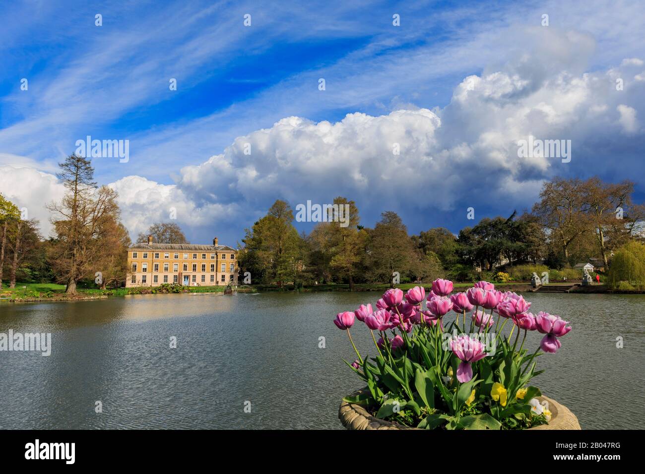 Le beau bâtiment botanique du Kew Garden à Richmond, Royaume-Uni Banque D'Images
