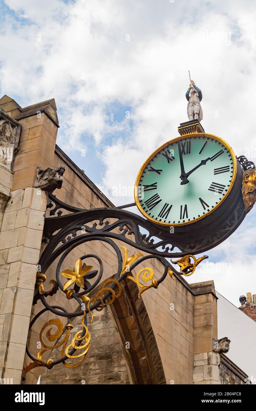 Vue extérieure du St Martin le Grand à York, Royaume-Uni Banque D'Images