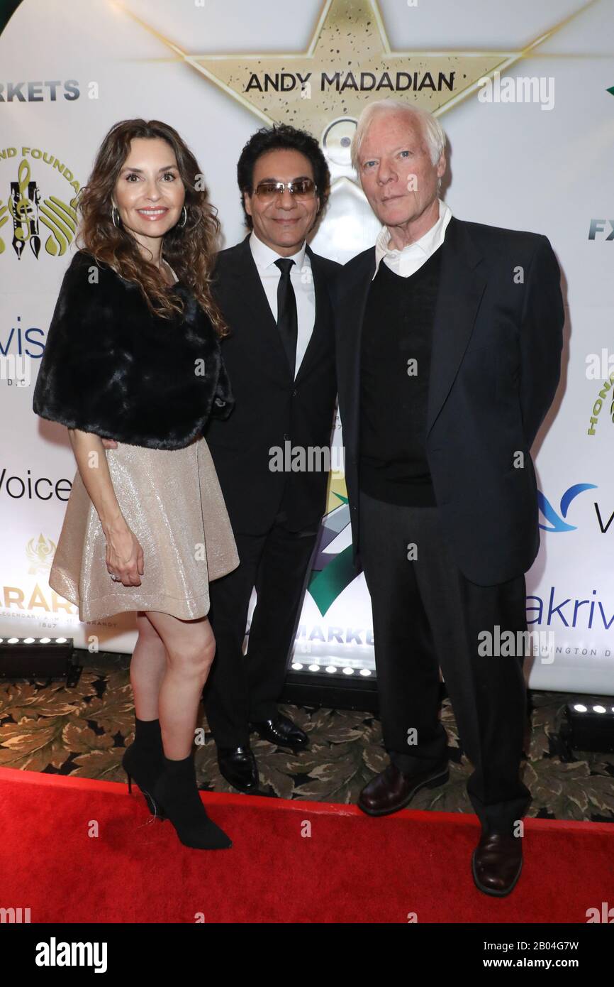 Andy Madadian Walk Of Fame Star After Party Au Hollywood Museum À Hollywood, Californie, Le 17 Janvier 2020 Avec: Shani Rigsbee, Andy Madadian, Miles Copeland Iii Où: Hollywood, Californie, États-Unis Quand: 17 Jan 2020 Crédit: Sheri Determan/Wenn.com Banque D'Images