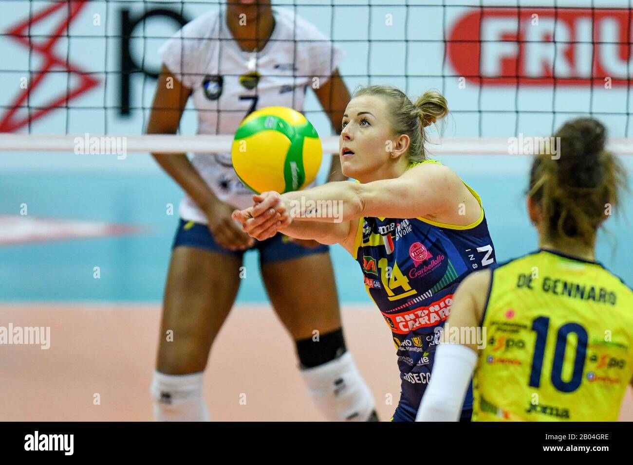Trévise, Italie, 18 février 2020, joanna wolosz (conegliano) pendant Carrario Imoco Conegliano vs Nantes VB - Volleyball Champions League Women - crédit: LPS/Ettore Griffoni/Alay Live News Banque D'Images