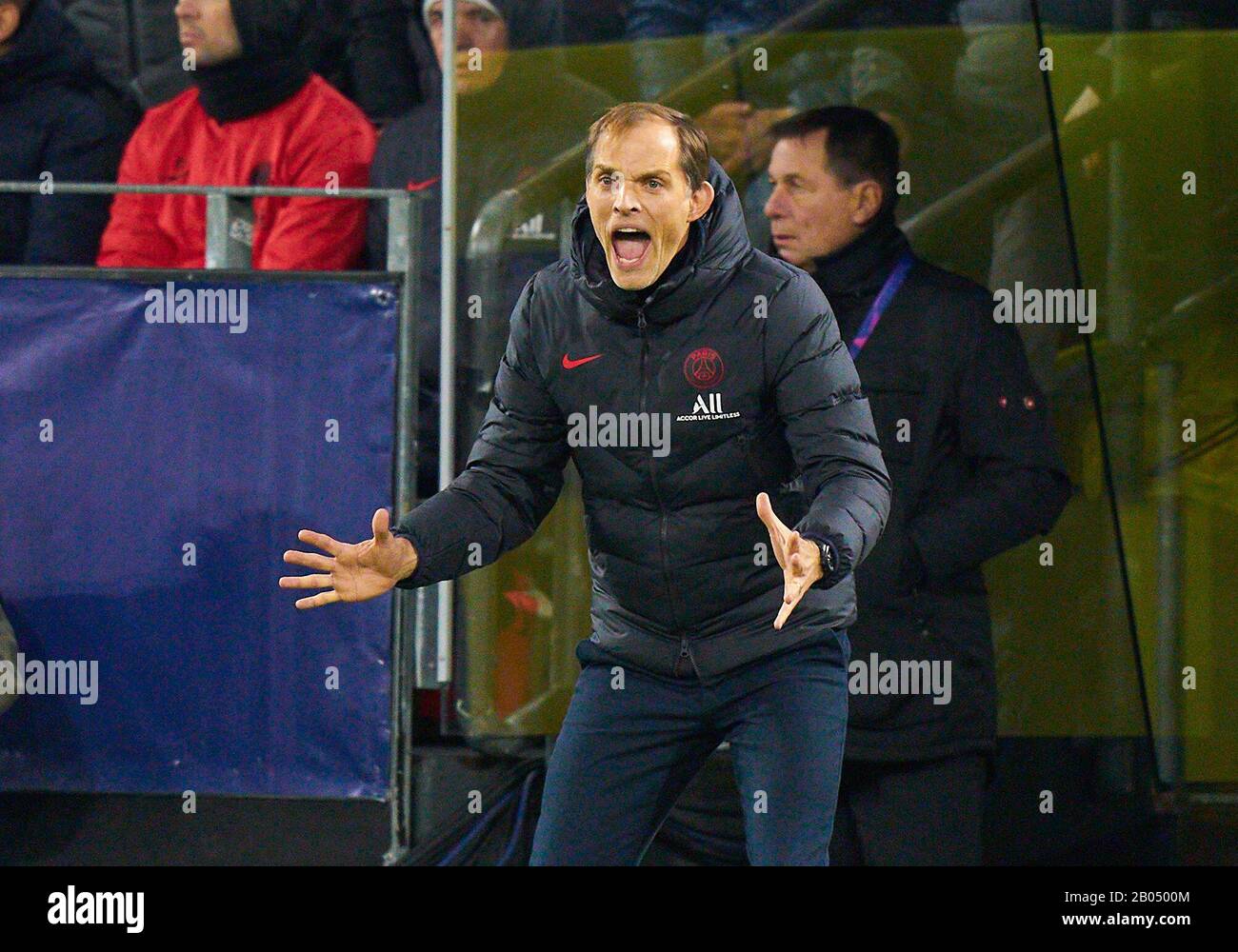 Cl Football Dortmund - Paris, Dortmund 18 Février 2020. Thomas TUCHEL, entraîneur du PSG BORUSSIA DORTMUND - PARIS SG Soccer Ligue des Champions de l'UEFA , série des 16 derniers, S i g n a l i d u n a P a r k S t a d i u m BVB à Dortmund, 18 février 2020. Saison 2019/2020 © Peter Schatz / Alay Live News Banque D'Images