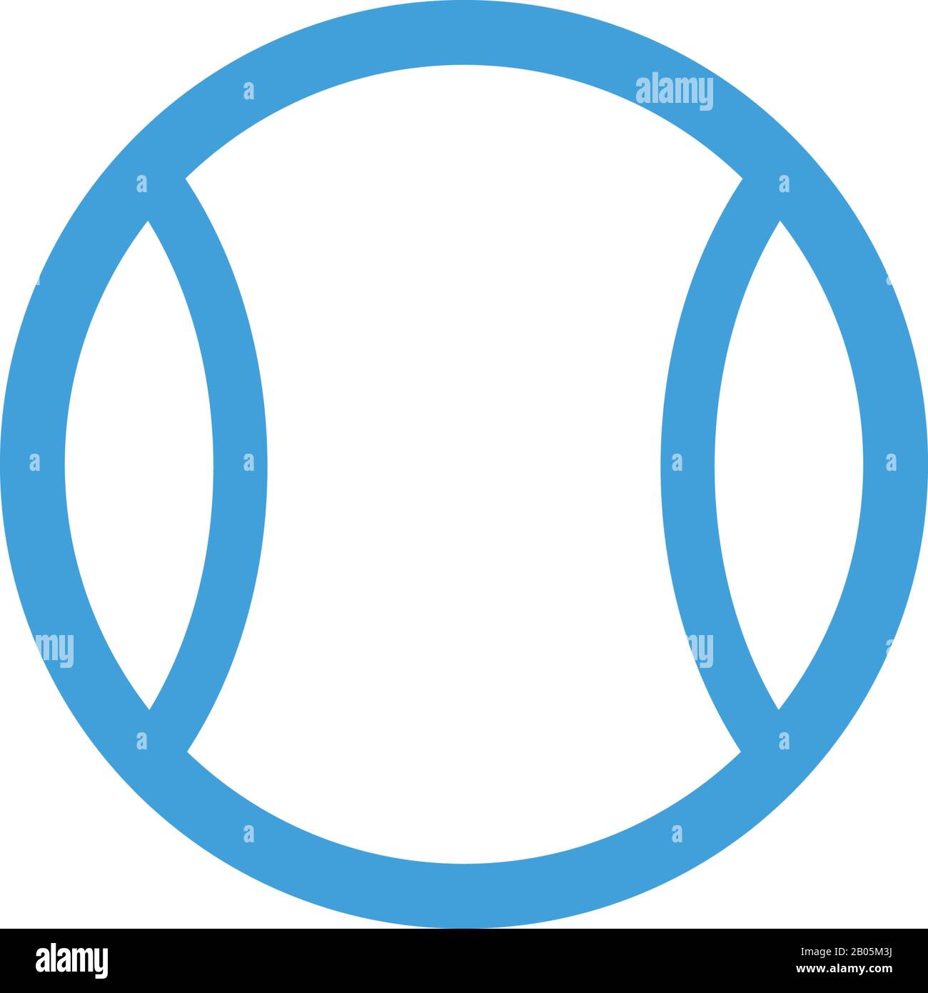 Modèle d'icône de balle de tennis. Illustration vectorielle Illustration de Vecteur