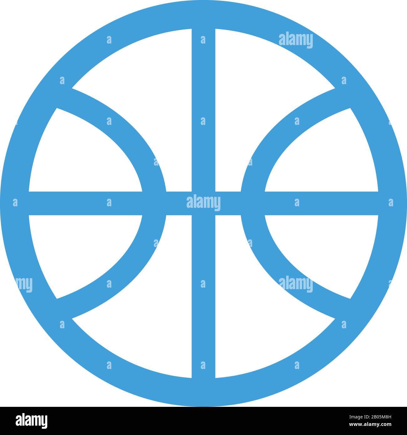 Modèle d'icône boule de panier. Illustration vectorielle Illustration de Vecteur