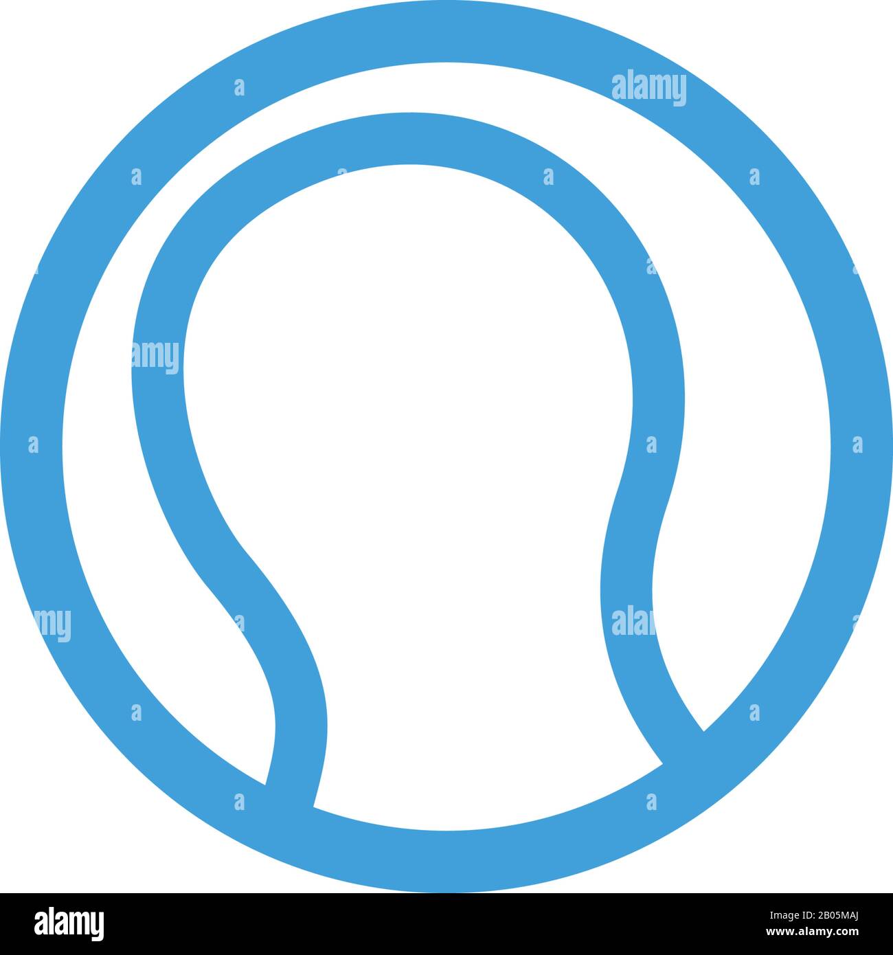 Modèle d'icône de balle de tennis. Illustration vectorielle Illustration de Vecteur