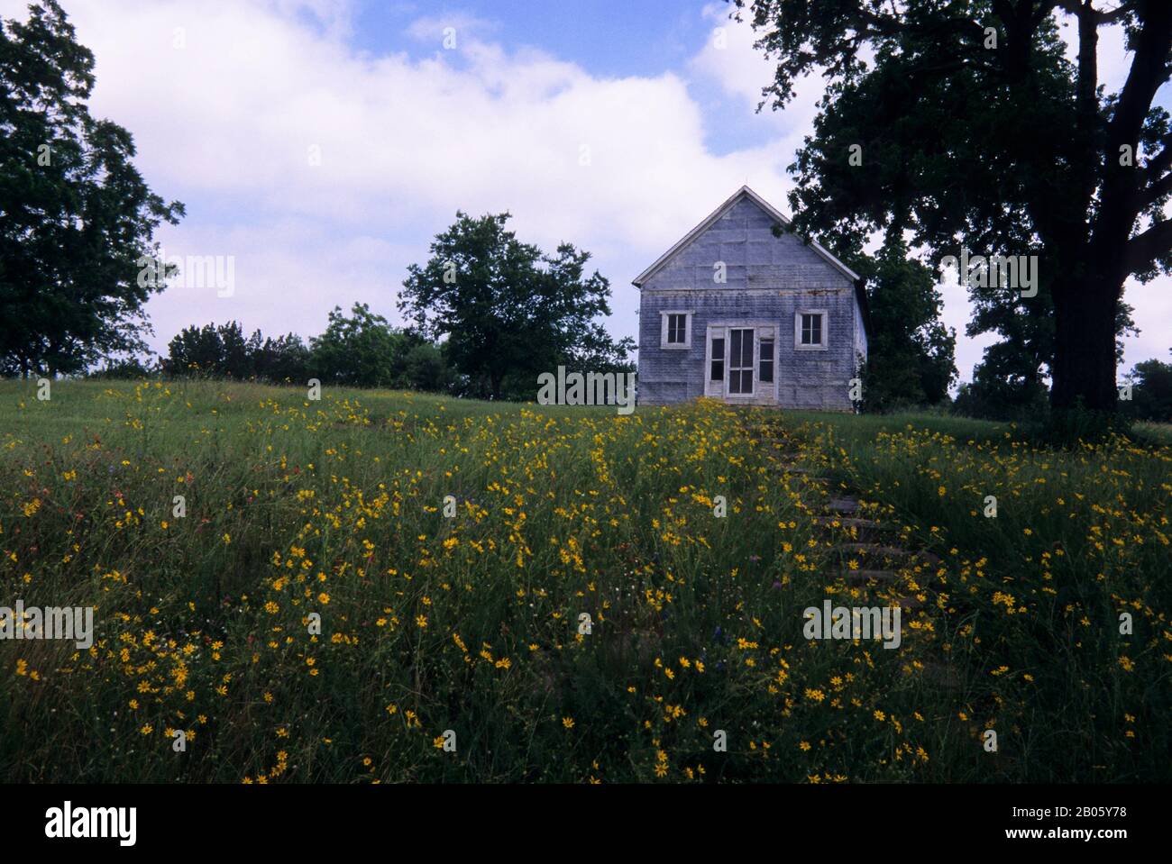 ÉTATS-UNIS, TEXAS, LYNDON B. JOHNSON NATIONAL HISTORIC PARK, ÉCOLE Banque D'Images