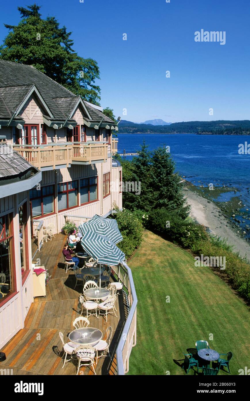 CANADA, COLOMBIE-BRITANNIQUE, ÎLE DE VANCOUVER, CAMPBELL RIVER, PAVILLON DU PEINTRE Banque D'Images