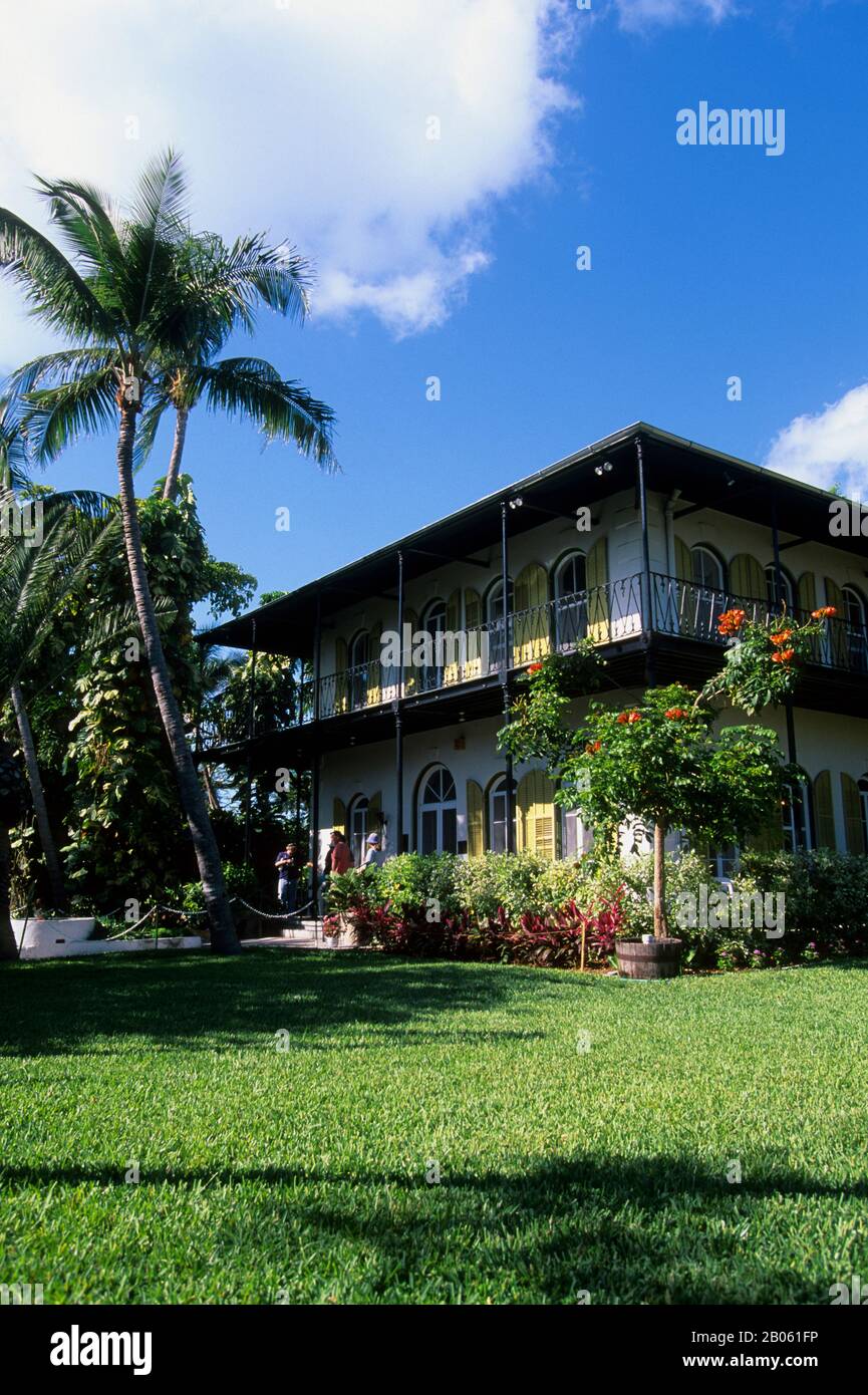 ÉTATS-UNIS, FLORIDE, KEY WEST, ERNEST HEMINGWAY HOUSE Banque D'Images