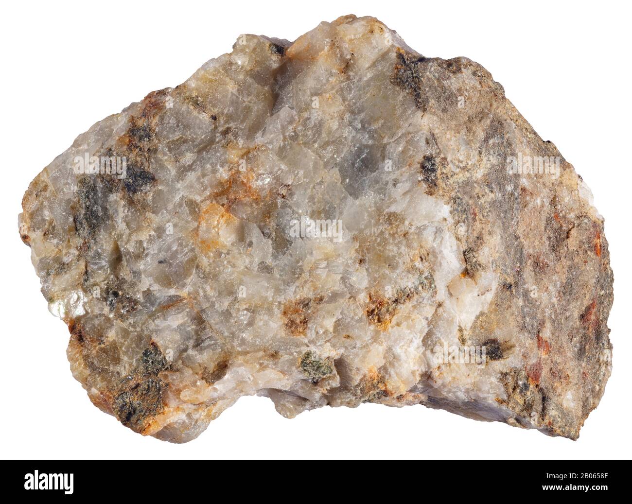 Calc-silicate, Métamorphisme de contact, Grenville (Québec) une roche calc–silicate est une roche produite par altération métasomatique. Banque D'Images