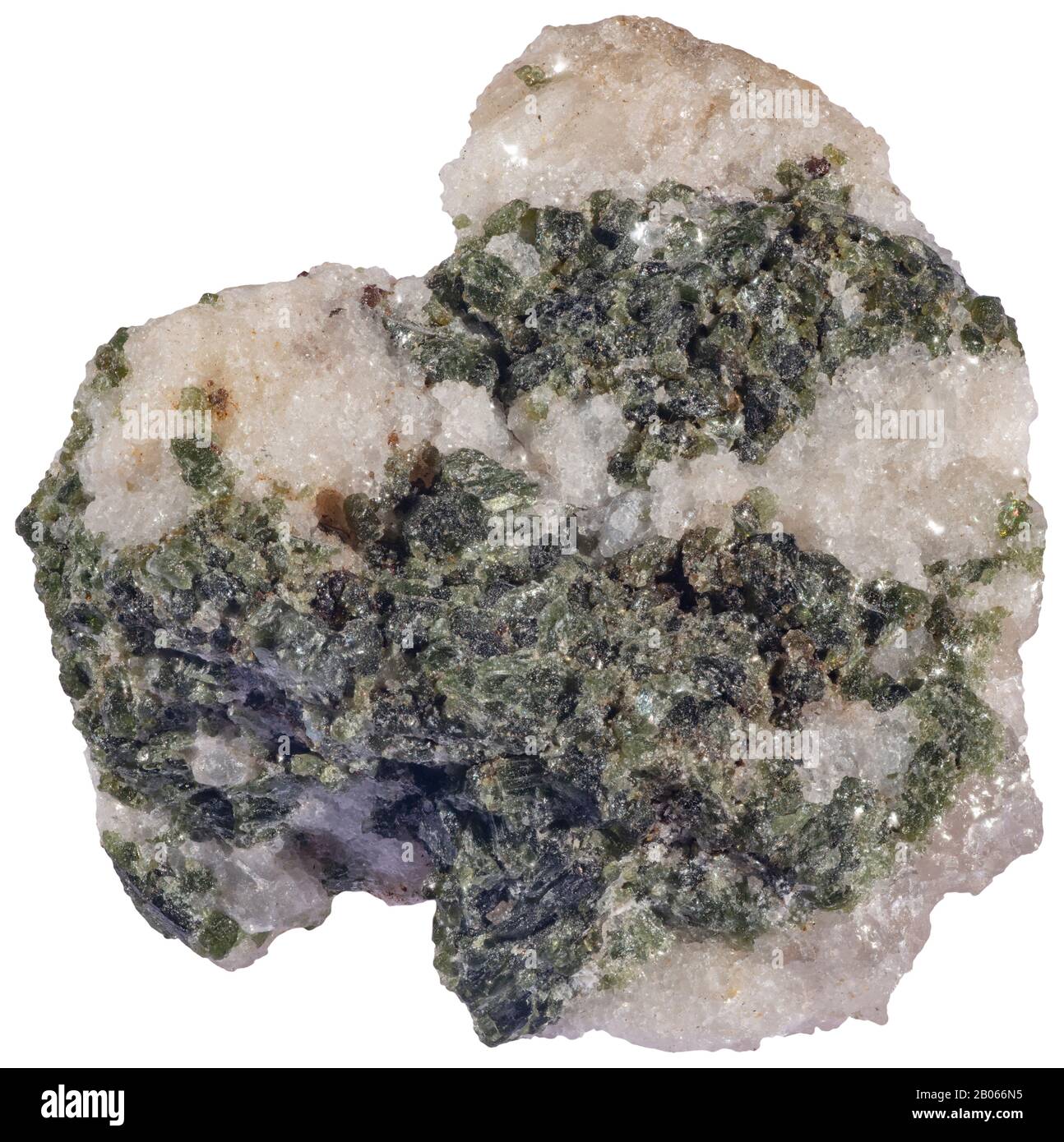 Le Gabbro grossier, Grenville (Québec) le Gabbro est un rocher igné intrusif de couleur foncée à grain grossier. Il est phanéritique (à grain grossier), mafique intrusif Banque D'Images