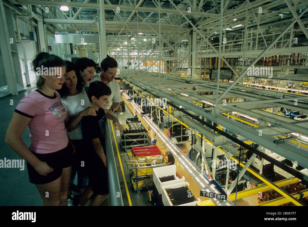 ÉTATS-UNIS, MICHIGAN, PRÈS DE DETROIT, DEARBORN, VISITE DE L'USINE FORD ROUGE, USINE D'ASSEMBLAGE (MR-11) Banque D'Images