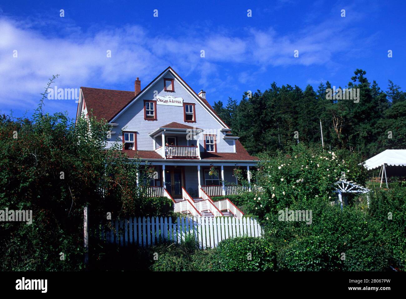 ÉTATS-UNIS WASHINGTON SAN JUAN ISLANDS, ORCAS ISLAND, ORCAS VILLAGE, ORCAS HÔTEL Banque D'Images