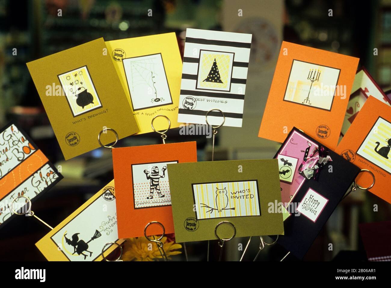 ÉTATS-UNIS, MICHIGAN, PRÈS DE DETROIT, NORTHVILLE, STAMPEDDDRAR PLUS, CARTES DE VŒUX Banque D'Images