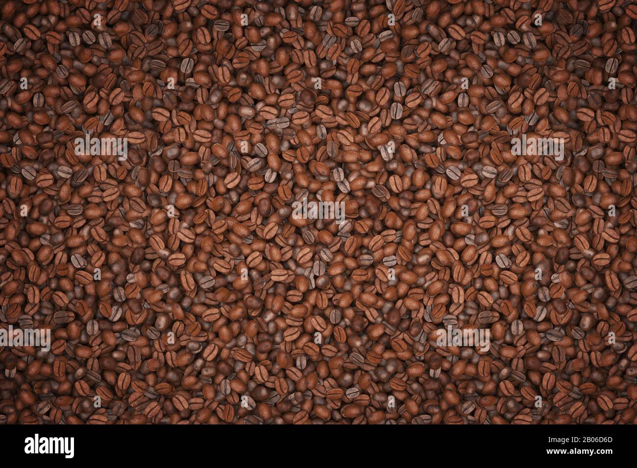 Fond texturé de grains de café avec atomosphère et espace de copie. Banque D'Images