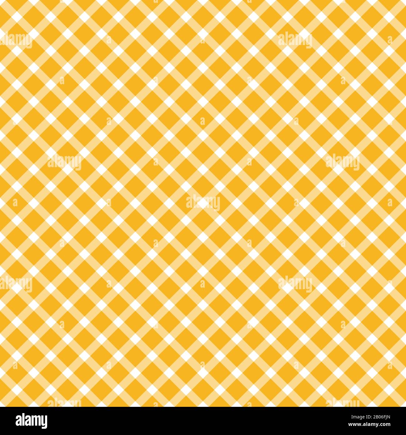 motif toile de table à carreaux de couleur jaune sans couture pour la conception de l'arrière-plan Illustration de Vecteur