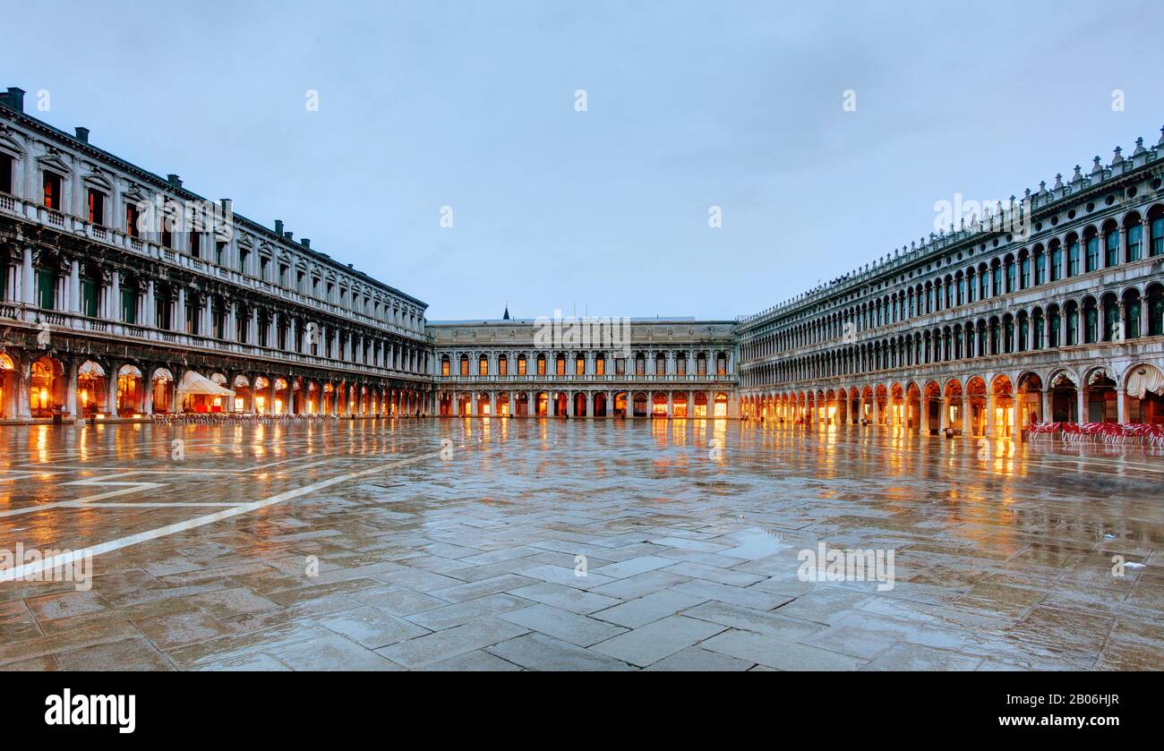 Piazza San Marco (Place San Marco) Venise Italie Banque D'Images
