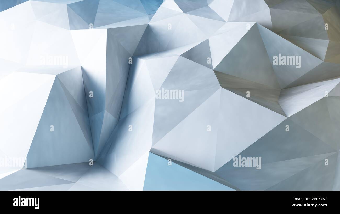 rendu tridimensionnel d'arrière-plan poly faible Banque D'Images