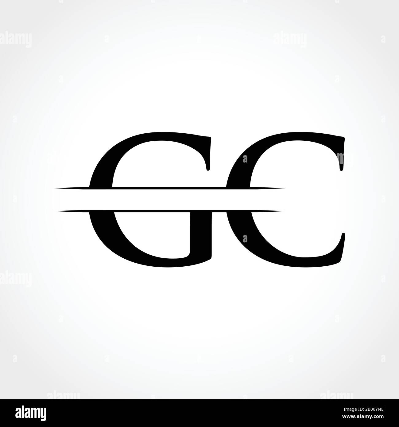 GC lettre Type Logo Design vector modèle. Résumé Lettre GC Logo Design