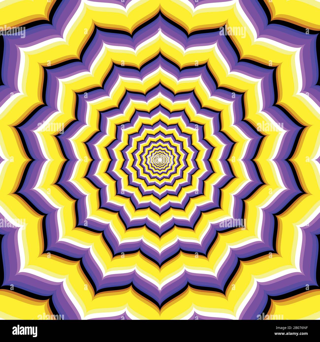 Optical illusion illustration Banque de photographies et d’images à ...