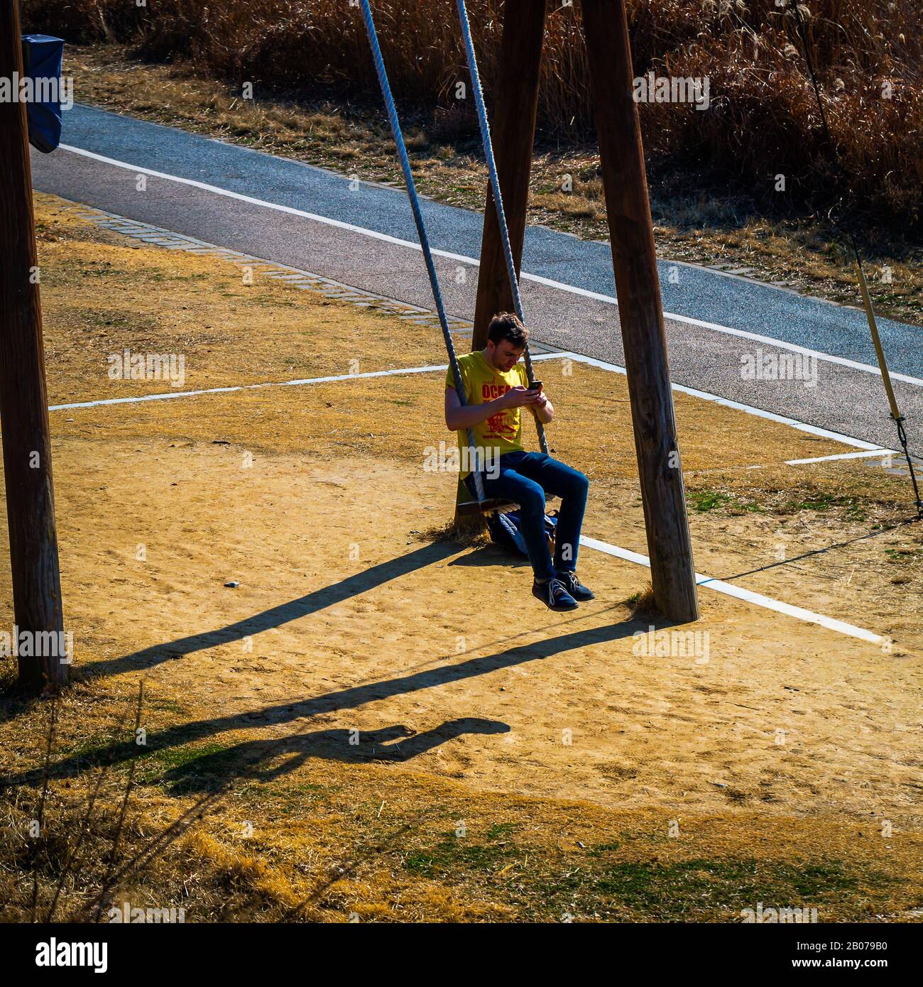 Jeonju le samedi matin, les gens du marché de regarder Banque D'Images