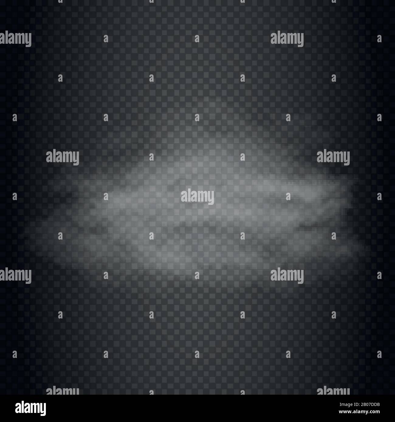 Nuage de fumée, vapeur, fond vectoriel de poussière. Brouillard transparent de l'illustration de vapeur Illustration de Vecteur