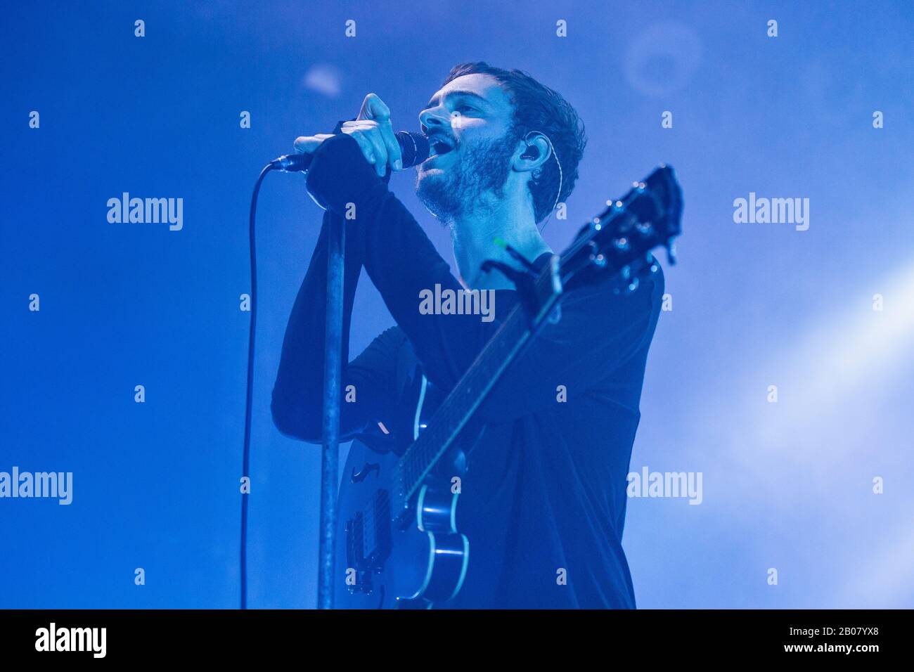 Barcelone, Espagne. 2020.02.18. Concert de groupe de rédacteurs à Sala Razzmatazz. Photographe: Aitor Rodero. Banque D'Images