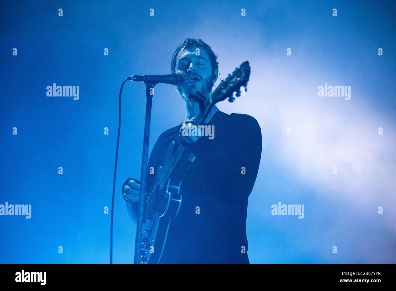 Barcelone, Espagne. 2020.02.18. Concert de groupe de rédacteurs à Sala Razzmatazz. Photographe: Aitor Rodero. Banque D'Images