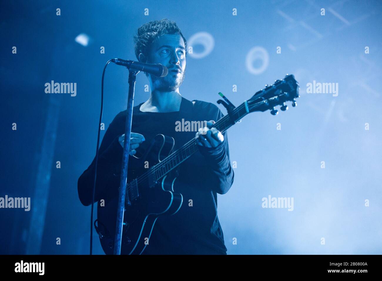 Barcelone, Espagne. 2020.02.18. Concert de groupe de rédacteurs à Sala Razzmatazz. Photographe: Aitor Rodero. Banque D'Images
