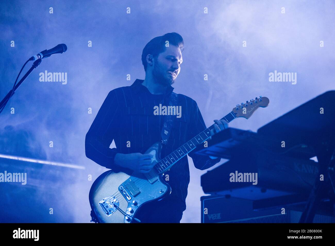 Barcelone, Espagne. 2020.02.18. Concert de groupe de rédacteurs à Sala Razzmatazz. Photographe: Aitor Rodero. Banque D'Images