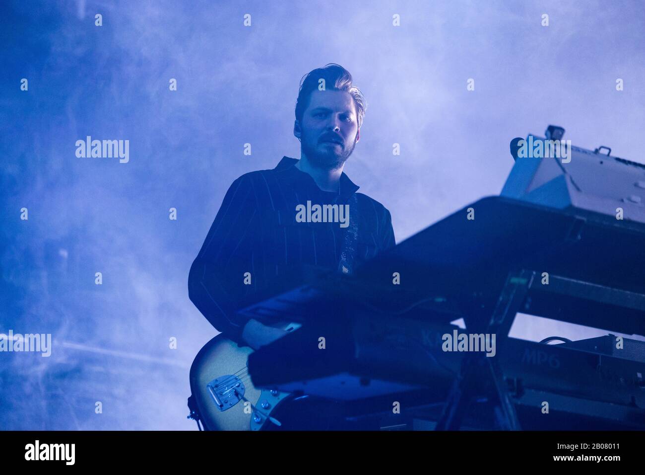Barcelone, Espagne. 2020.02.18. Concert de groupe de rédacteurs à Sala Razzmatazz. Photographe: Aitor Rodero. Banque D'Images