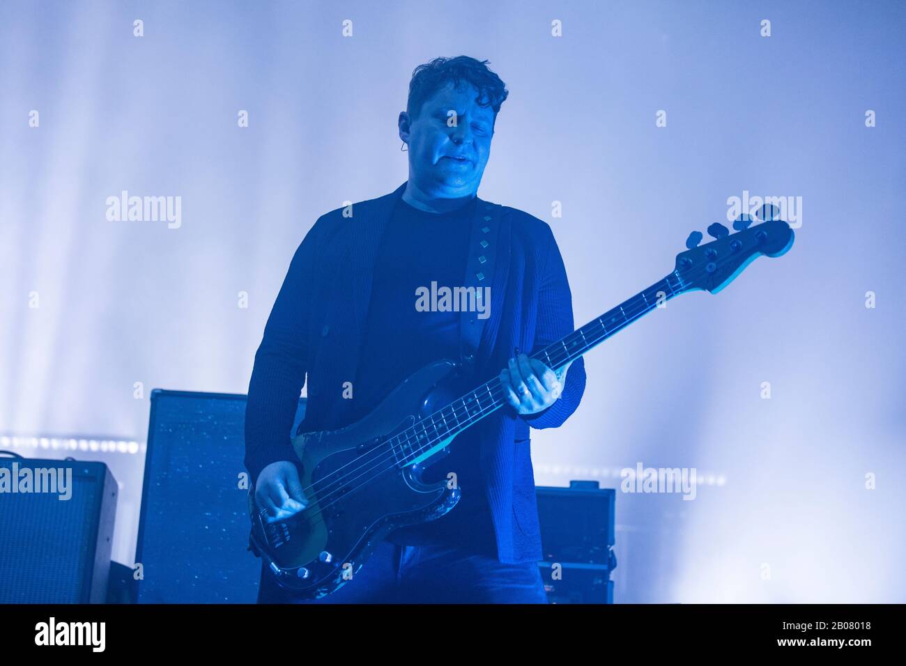 Barcelone, Espagne. 2020.02.18. Concert de groupe de rédacteurs à Sala Razzmatazz. Photographe: Aitor Rodero. Banque D'Images