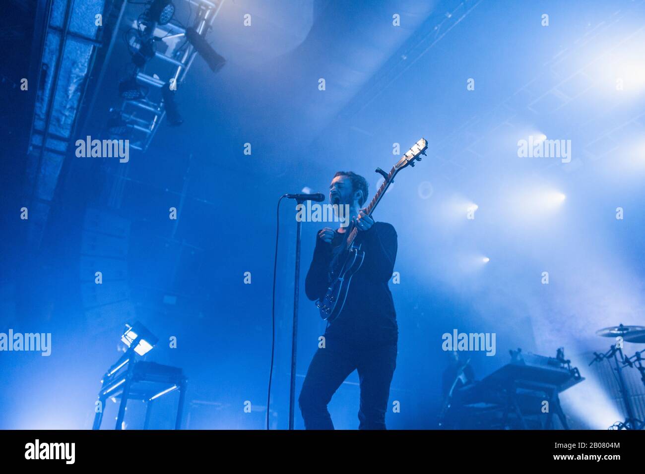 Barcelone, Espagne. 2020.02.18. Concert de groupe de rédacteurs à Sala Razzmatazz. Photographe: Aitor Rodero. Banque D'Images