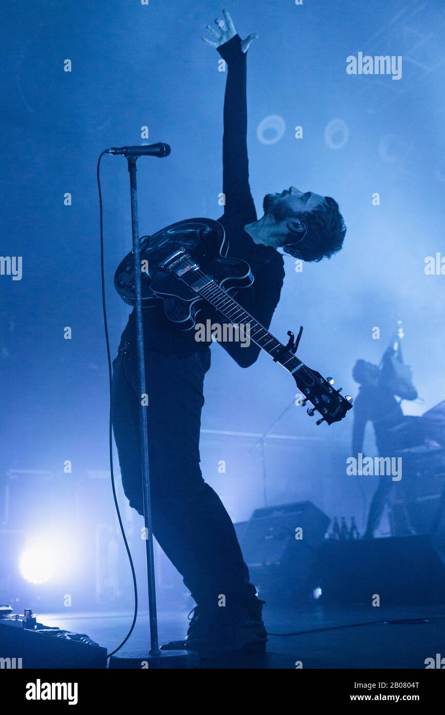 Barcelone, Espagne. 2020.02.18. Concert de groupe de rédacteurs à Sala Razzmatazz. Photographe: Aitor Rodero. Banque D'Images